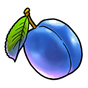 Item #16_1_035 - Pflaume des Wassers, zum Füttern eines Pets aus dem Wasser-Habitat