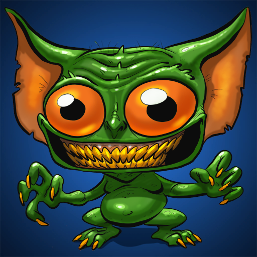Monster #89 - Grünlicher Gremlin
