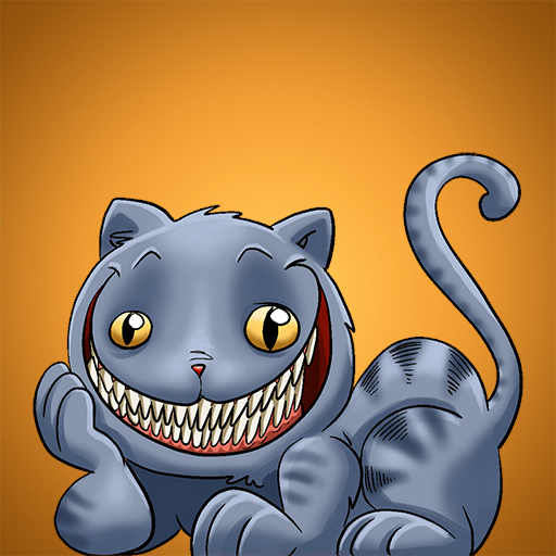 Der Turm - Katze mit Grinsefratze
